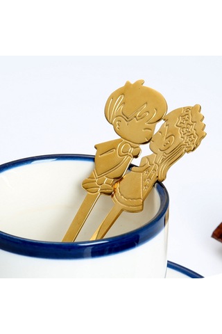 Homyl Düğün Parti Paslanmaz Çelik Kahve Çay Altın