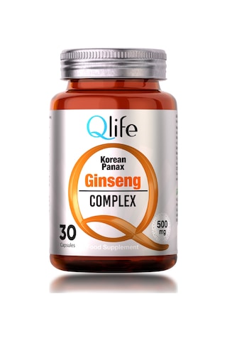 Qlife Korean Panax Ginseng 500 Mg 60 Kapsül