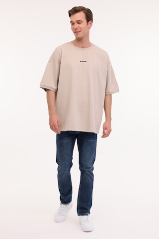 Lotto M-aıson Tee 5fx Taş Rengi Erkek Kısa Kol T-shirt Gri