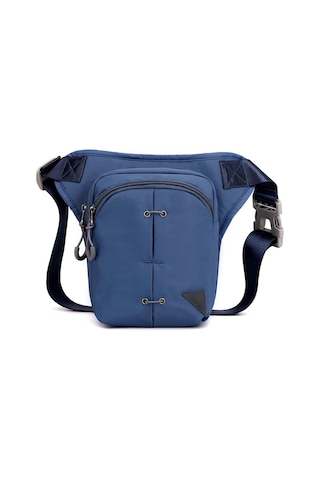 Bel Çantası Naylon Bel Çantası Unisex Bacak Çantaları, Su Geçirmez Bel Çantası, Motosiklet Seyahat Askılı Kemer Çantası, Omuz Askılı Çanta Bel Çantası Koyu Mavi