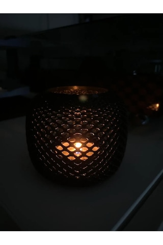 Tealight Model Dekoratif Ambians Mumluk Tekli