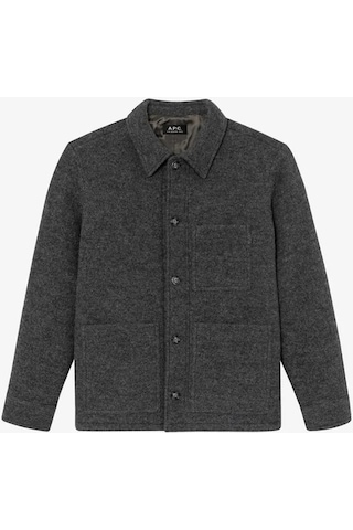 A.p.c Emile Heather Lüks Italyan Yün Gömlek - Ceket Gri