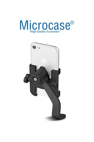 360 Bisiklet Motosiklet Ayna Bağlantılı Telefon Tutucu Aliminyum