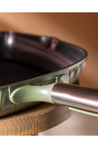 Madame Coco Freya Izgara Tavası - Yeşil - 16 CM