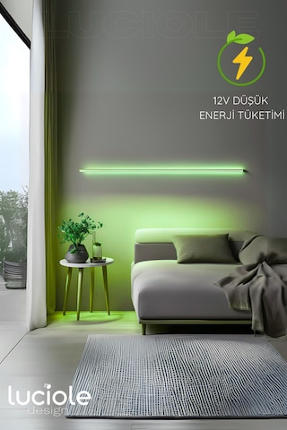 Led Abajur Çok Renkli Soft Ambiance Light Uzaktan Kumanda Tak Çalıştır - Sarı