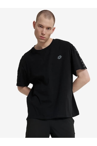 Lotto Erkek Oversize Vesuvius Tişört 363298483 Siyah