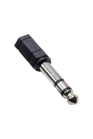 Aux Ses Stereo Siteryo 6.3mm Çevirici Jack Jak Çevirici 3.5 MM