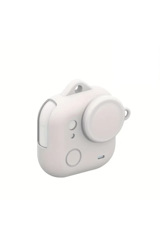 Teknoroket Insta360 Go Ultra Silikon Kılıf Ve Lens Cap Lens Kapağı Seti Beyaz