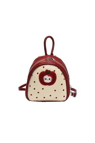 Lyon Karikatür Kırmızıpisi Sırtçantası Az Seyahat Sırtçantası Kirmizi Kırmızı