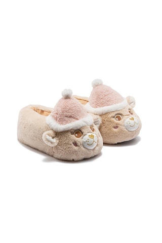 Twigy Roza Kadın Hayvanlı Panduf Bej 36/41 Bej