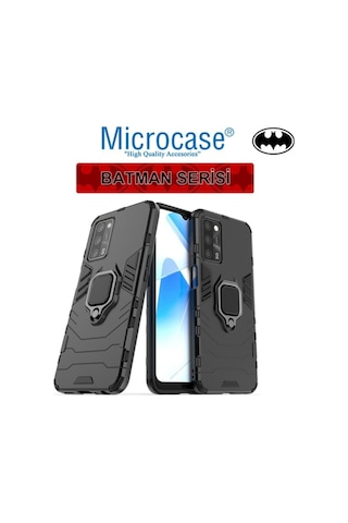 Microcase Oppo A55 Batman Yüzüklü Armor Kilif - Siyah 537570773