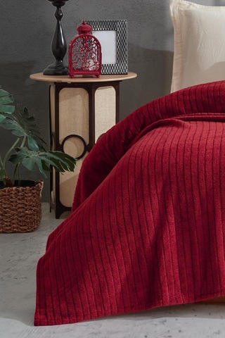 Comfy Çizgili Wellsoft Tek Kişilik Battaniye 001