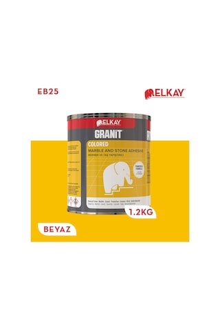 Elkay Eb25 Granit Mermer Ve Taş Yapıştırıcı Beyaz 1200 Gr