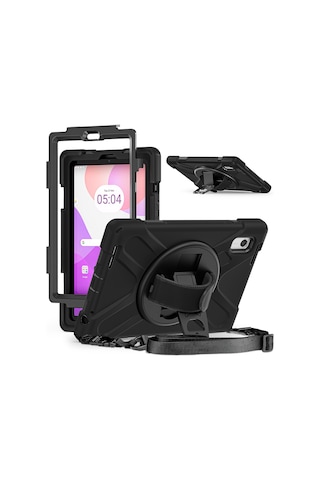 Lenovo Tab M9 Defender Zırhlı Tam Koruma Silikon Kapaklı Kılıf