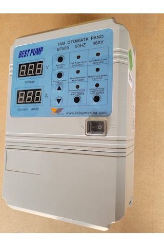 Dalgıç Derinkuyu Pompa Kontrol Koruma Panosu-Tam Otomatik-Dijital-1Hpden, 10Hpye-380V-Prof Ekipman