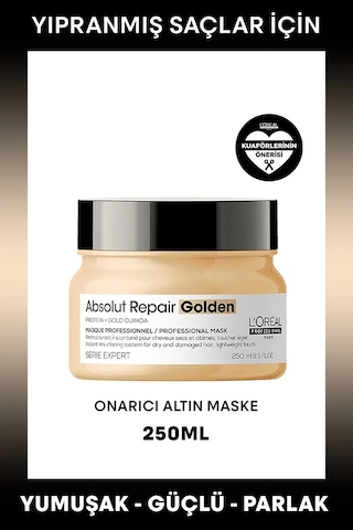 L'Oréal Professionnel Serie Expert Absolut Repair Yıpranmış Saçlar Için Onarıcı Altın Maske 250 ML