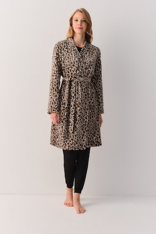 Suwen Leo Robe Sabahlık Sh264036151293 Leopar Desenli