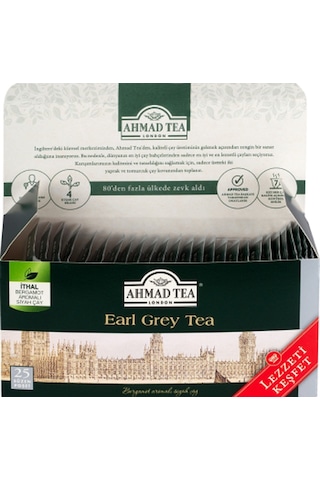 Ahmad Tea Earl Grey Avantaj Paket 3 Lü 25 Li + 100 Lü Poşet Çay & 400 Gr Dökme Çay