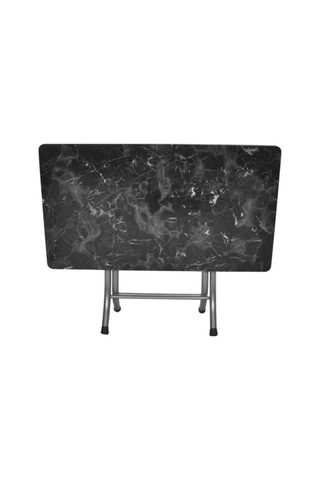 Beyaz Mermer Desenli Katlanabilir Masa 60 110 Diğer