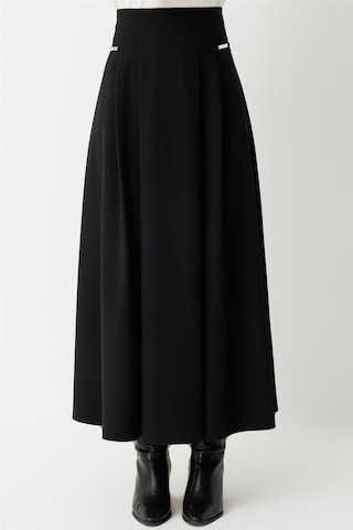 Aksesuar Detaylı Etek Siyah Siyah