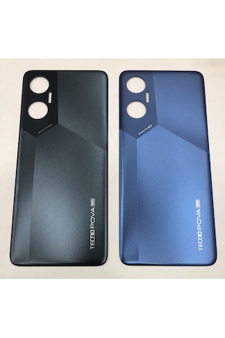 Tecno Pova 4 Lg7n Arka Kapak Pil Kapağı - Mavi