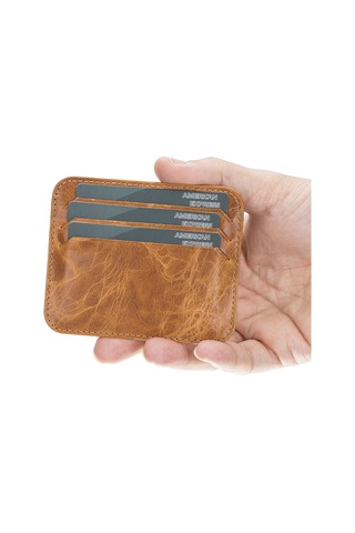 Toyigoo Toyigoo Pedro Slim Deri Kartlık V18 Taba