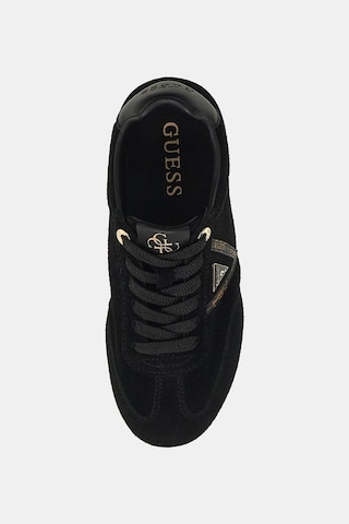 Guess Rellı Deri Spor Ayakkabı-fltrelsue12 Siyah