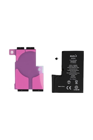 Apple Uyumlu iPhone 12 Pro Max Zore Panter Serisi Batarya