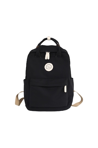 Yifomall Kadın Genç Erkek Spor Sırt Çantası, Outdoor Gezi Seyahat, Hafif Taşınabilir, Büyük Kapasite, Dayanıklı Nilon Materyal, Siyah Siyah