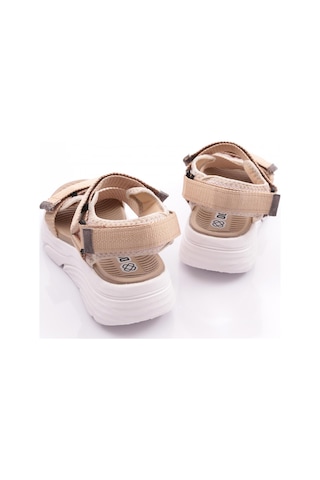 Dgn Ss0001-0178 Kadin Cirtli Sandalet Bej