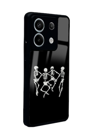 Xiaomi Redmi Note 13 Pro 5g Dancer Skeleton Tasarımlı Glossy Telefon Kılıfı Çok Renkli