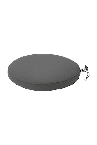 Dış Mekan Sandalye Minderi, Koyu Gri, 35 Cm, Oturma Minderi Gri