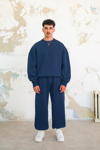 Lacivert Cozy Basic Oversize Sweat Lacivert