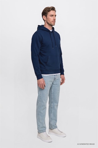 Ac&Co / Altınyıldız Classics Erkek Acık Mavı Pamuklu Baggy Fit 5 Cepli Esnek Jean Kot Denim Pantolon
