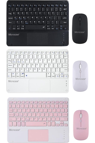 Microcase AL3560 Tablet İçinBluetooth Touchpadli Klavye Mouse Set