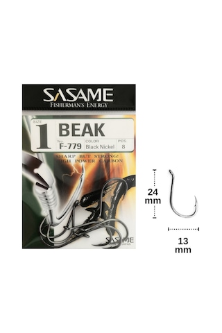 Sasame F-779 No:1 Beak Olta İğnesi 8 Adet