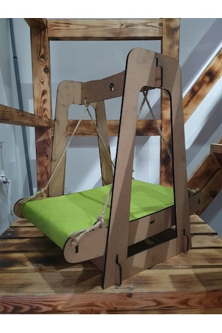 Aquahome Mavi Ahşap Kedi Salıncağı 52 x 36 x 47 CM