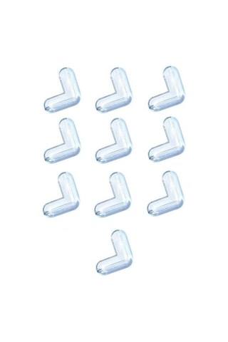 Çocuk Bebek Güvenlik Sivri Köşe Koruyucu Silikon Koruma 12 Adet Çok Renkli