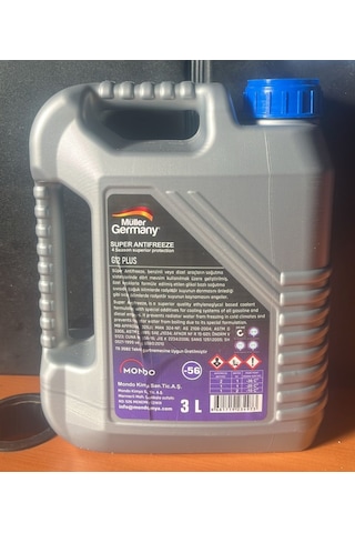 Hsgl Müler Germany G12 Plus Antifriz 56 C Mavi 3 Lt Uzun Ömürlü Radyatör Koruyucu Sıvı