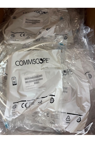 Commscope Mino6a-wh-1m Cat6a U/utp 1mt Patch Cord Co199k2-08m001