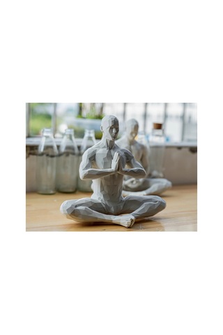 Yoga/meditasyon Yapan İskandinav Tarzı Biblo Heykel Figür Dekor Dekorasyon Hediyelik Denge Ve Huzur 8