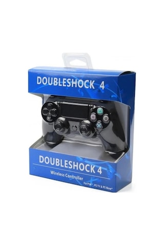 Kablosuz Ps4 Oyun Kolu Wireless Joystick Gamepad Titreşimli Dualshock Uyumlu Siyah