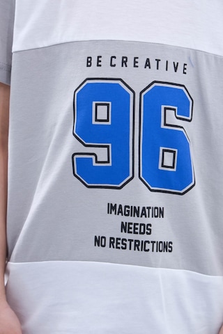 Penye Süprem Baskılı Yazlık Şortlu Takım M00734 Gri