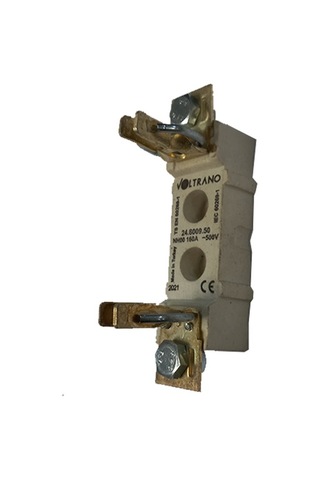 Voltrano Kale Porselen 160a 00 Boy 1 Kutup Bıçaklı Sigorta Altlığı