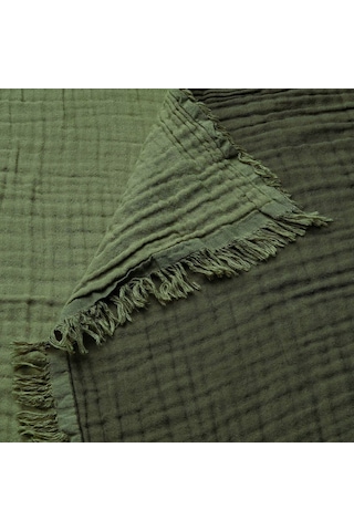 Örtü, Gri-yeşil, 150x200 Cm Gri