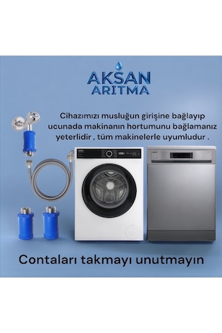 Çamaşır Ve Bulaşık Makinesi Manyetik Kireç Önleyici Blue Power Mavi