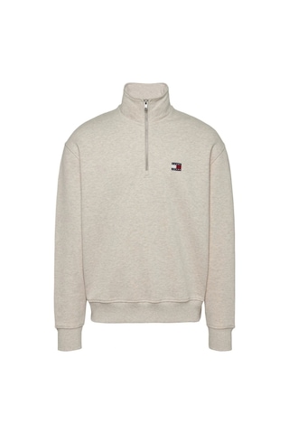 Tommy Hilfiger Erkek Beyaz Tjm Rlx Fermuarlı Sweatshırt Çok Renkli