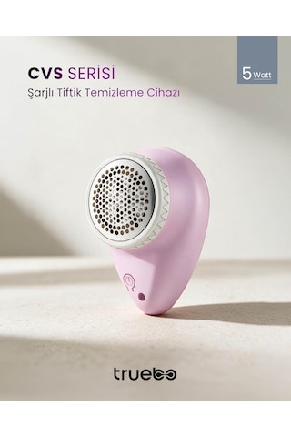 Cvs Serisi Şarjlı Hav(Pamuk,Tiftik) Temizleme Cihazı Açık Pembe