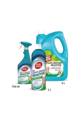 Kediler İçin Leke Ve Koku Giderici 1 Litre 2 Paketi