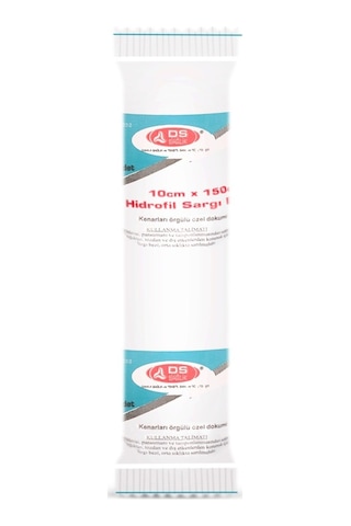 DS Damla Sağlık Hidrofil Sargı Bezi 10 CM x 1.5 M